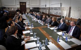 El presidente del TS y del CGPJ, Carlos Lesmes, mantuvo encuentro de trabajo con jueces y magistrados de la provincia de A Coruña 